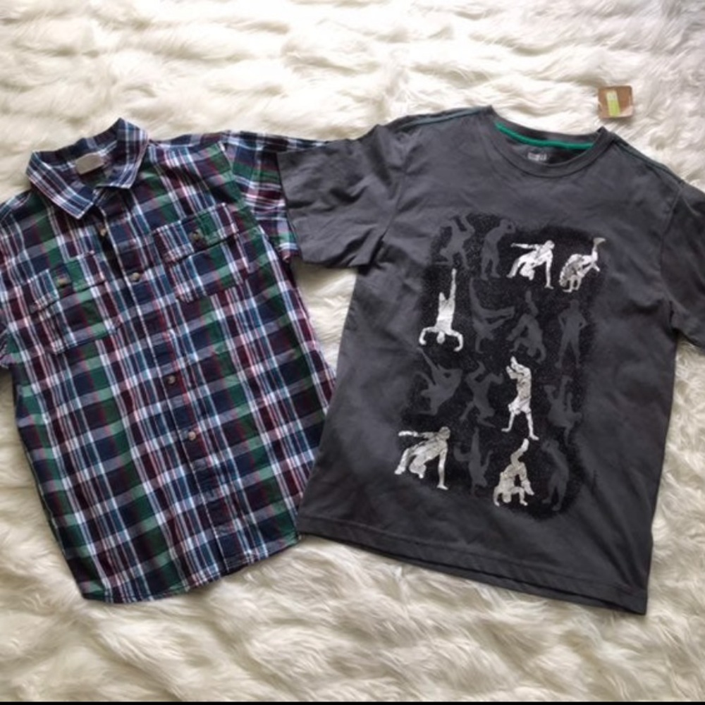 Crazy 8 Boys Shirts Set of 2
